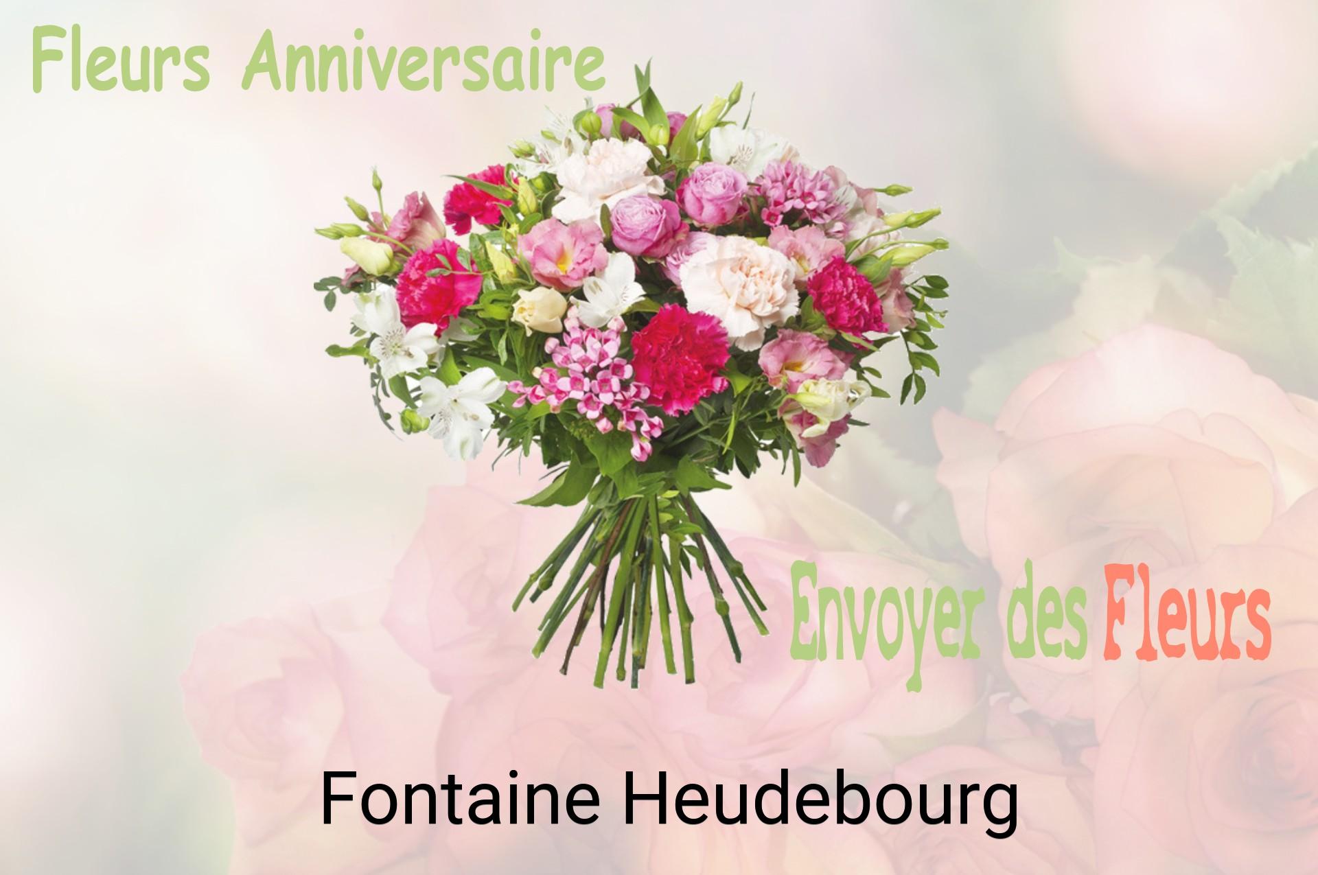 Bouquet de fleurs d’anniversaire livré à Fontaine-Heudebourg