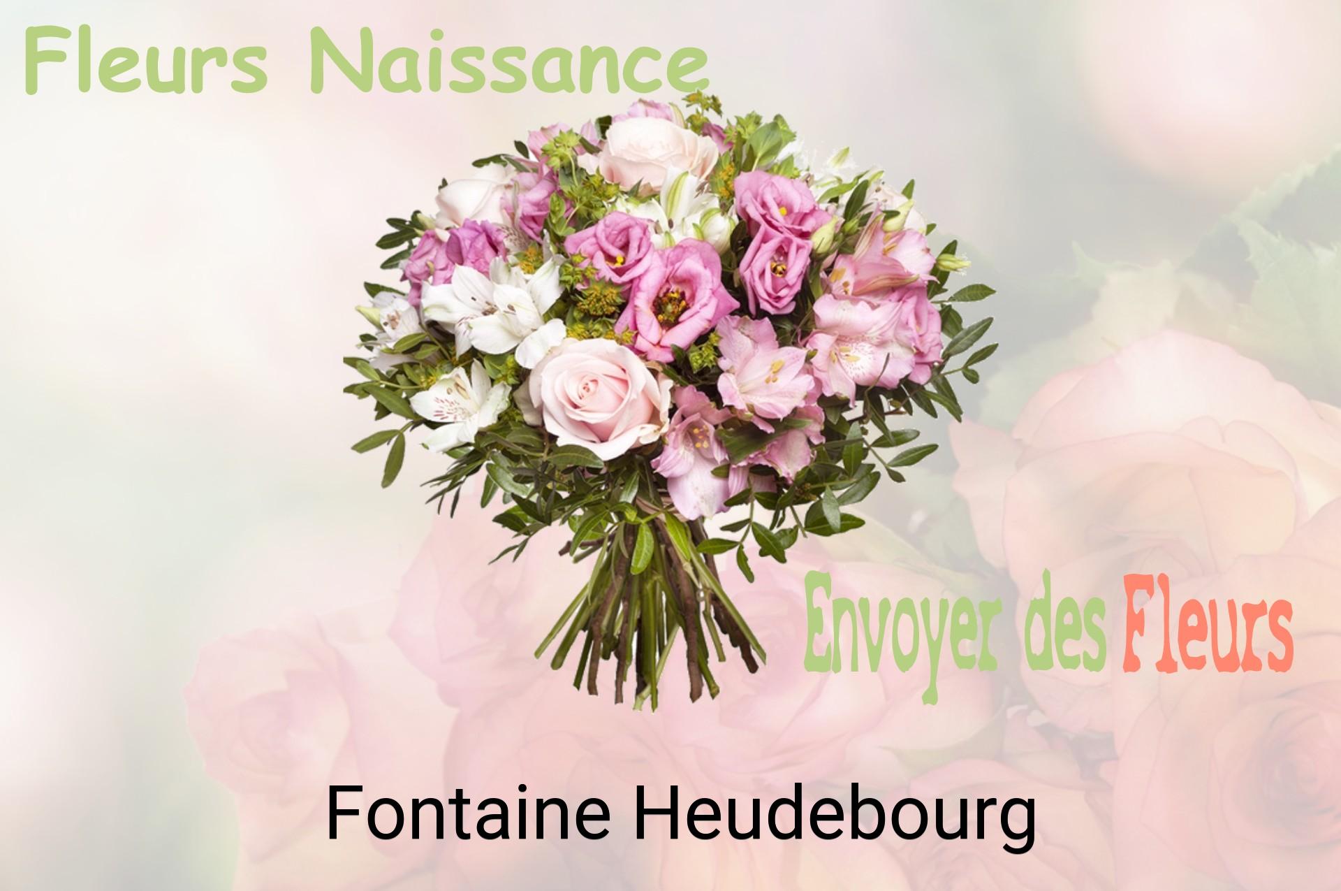 Bouquet de fleurs de naissance livré à Fontaine-Heudebourg