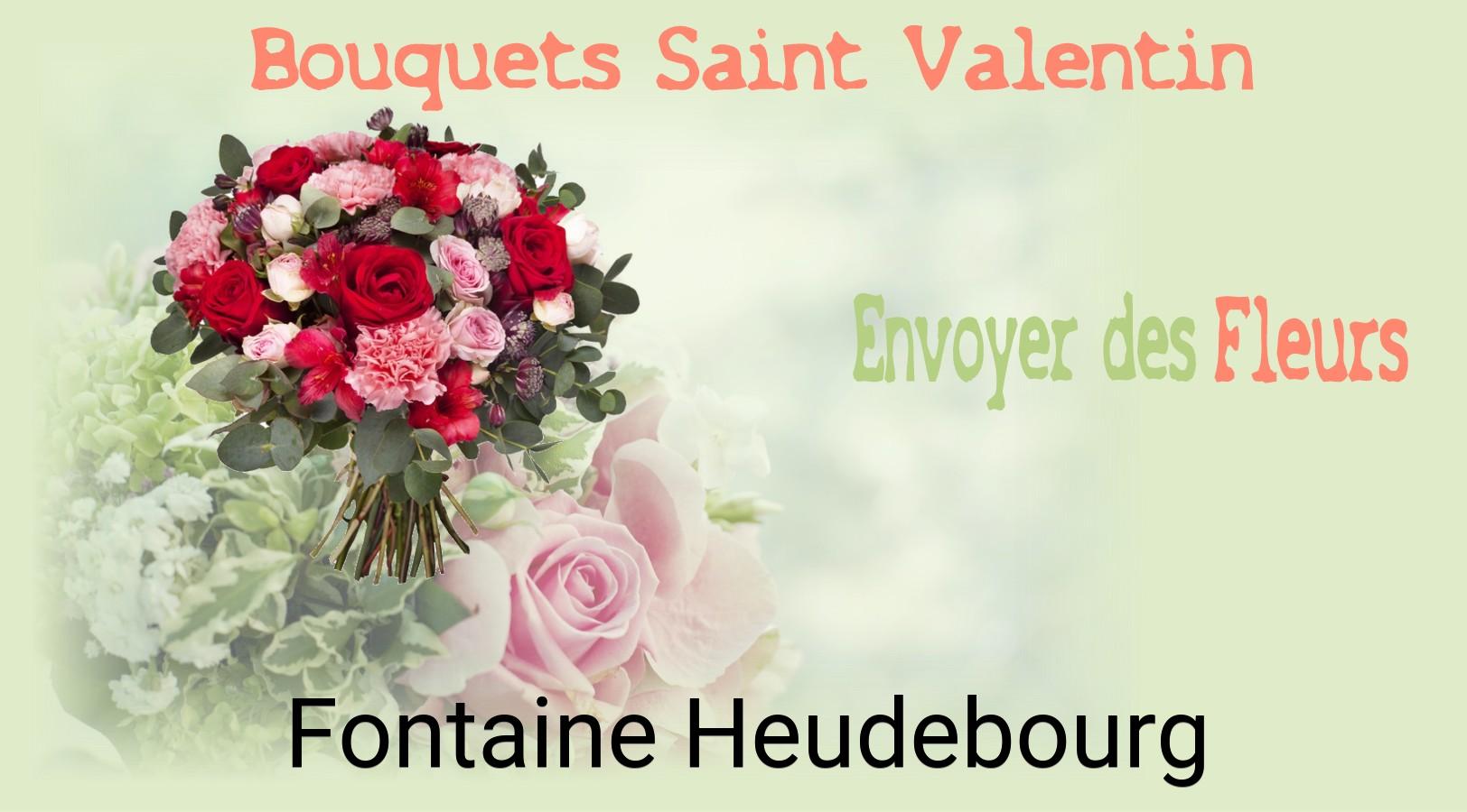 Roses de Saint-Valentin livrées à Fontaine-Heudebourg